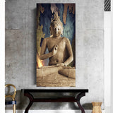 Tableau Bouddha Regard du Bouddha Méditation
