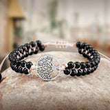 Bracelet pierre obsidienne