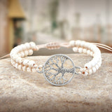 bracelet arbre de vie howlite