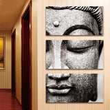 Tableau Bouddha Statue de Pierre