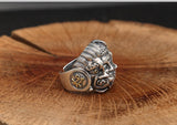 Anneau Double Visage Bouddha