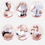 Dual-Node Percussion Double Head Electric Action Handheld Massager for Deep Tissue Muscle Kneading Glow Healthy Vitality