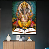 Tableau Bouddha Ganesh