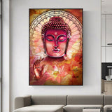 Tableau Bouddha Lotus