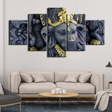 Tableau Bouddha Ganesh