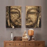Tableau Bouddha Visage