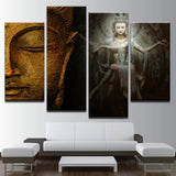 Tableau Bouddha Eveil de Prêtresse