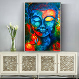 Tableau Bouddha Multicolore