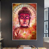 Tableau Bouddha Eveil Fleur de Lotus