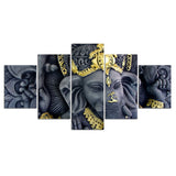 Tableau Bouddha Dieu Ganesh