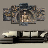 Tableau Bouddha Illumination