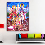 Tableau Bouddha Shiva