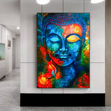Tableau Bouddha Coloré