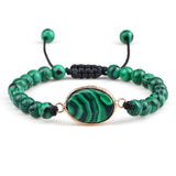 bracelet pierre de malachite
