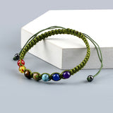 bracelet nylon chakra