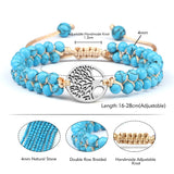 <center>Bracelet de Yoga<p></p>Pierre Turquoise</center>
