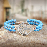 bracelet bleu azur
