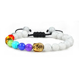Bracelet Chakras Albâtre