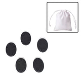 5 pieces of stone volcanic hot stone massage stone energy SPA essential oil volcano Beauty invigorate the massage stone