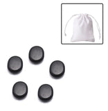 5 pieces of stone volcanic hot stone massage stone energy SPA essential oil volcano Beauty invigorate the massage stone