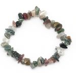 Bracelet pierre agate indienne