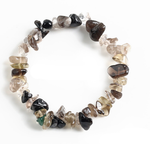 Bracelet Pierre quartz fumé