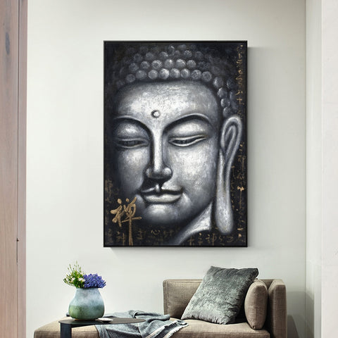 Tableau Bouddha Statue Bouddha