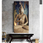 Tableau Bouddha Regard du Bouddha Méditation