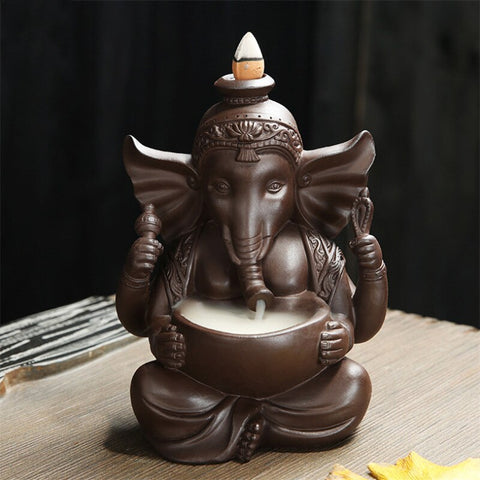 Porte Encens Éléphant Divin