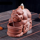 Porte Encens Chien Bouddhisme