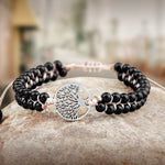 Bracelet pierre obsidienne