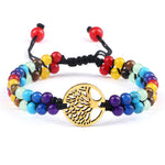 Bracelet 7 chakras Arbre de vie