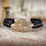 bracelet de yoga noir