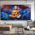 Tableau Bouddha Méditation
