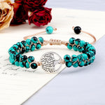 <center>Bracelet de Yoga<p></p>Pierre Turquoise</center>