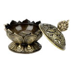 Bruleur Encens Fleur de Lotus Bronze