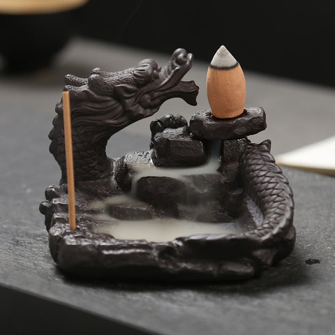 Porte Encens Dragon Cracheur