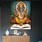 Tableau Bouddha Ganesh