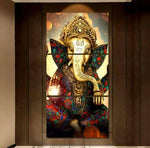 <center>Tableau Triptyque Ganesh</center>