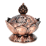 Bruleur Encens Fleur de Lotus Cuivre