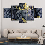 Tableau Bouddha Ganesh