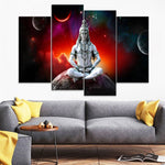 Tableau Bouddha Regard sur le Peuple