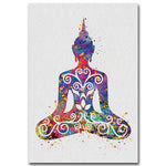 Tableau Bouddha Mandala Coloré