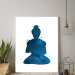 Tableau Bouddha Calligraphie Bouddha