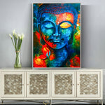 Tableau Bouddha Multicolore