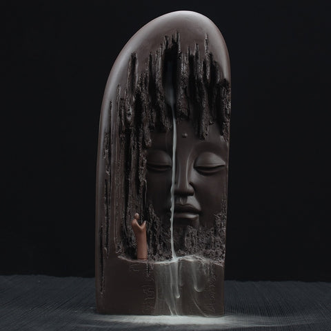 Porte Encens Visage Bouddha