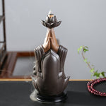 Porte Encens Bouddha Méditation