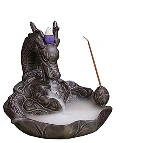 Porte Encens Dragon Majestueux