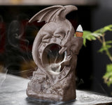 porte encens dragon rond