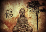 Tableau Bouddha Signe Chinois Zen